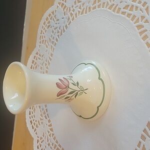 Vintage Single Candlestick Longchamp Tulip Decor Made in France